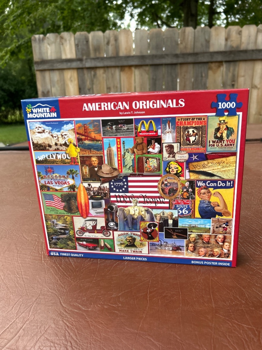 AMERICAN ORIGINALS WHITE MOUNTAIN PUZZLE 1000 pieces - Picture 7 of 8